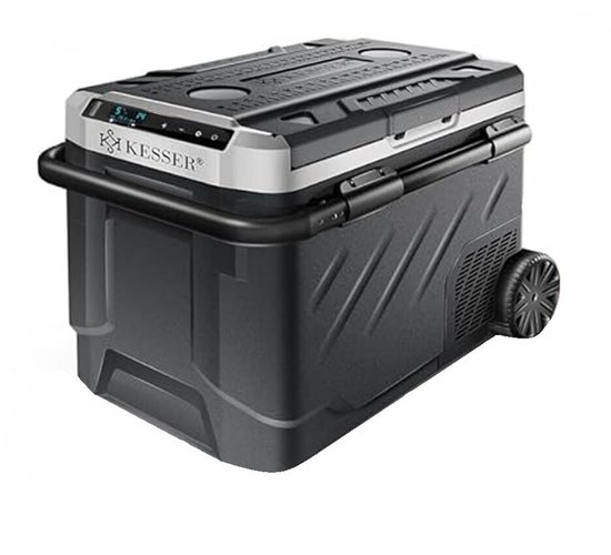 KESSER® compressor koelbox elektrisch | Campingvriesbox met LED-touchscreen| Met APP-bediening & koelpakketten