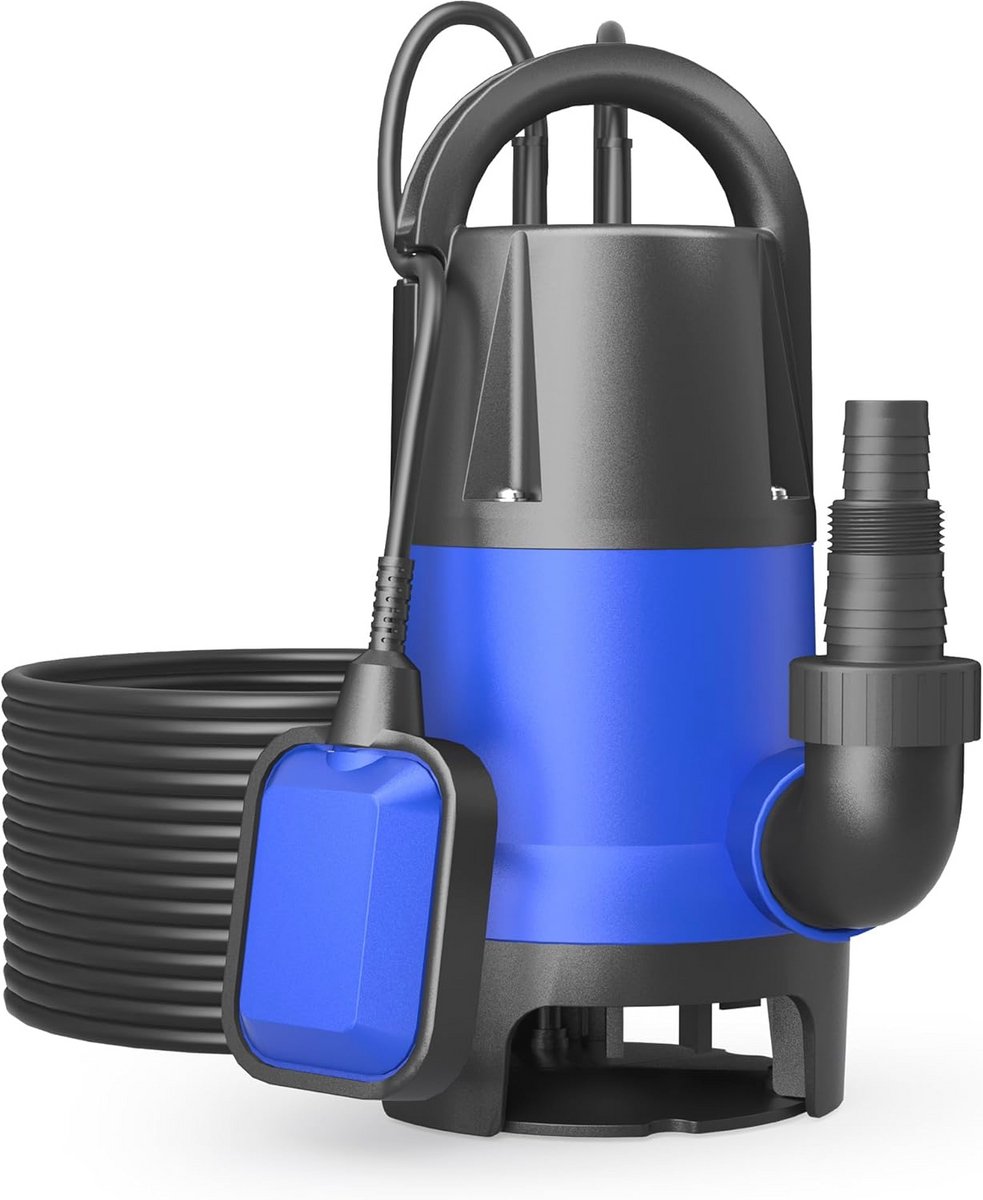 Vuilwaterpomp 550W - 10500 l/h Dompelpomp voor Tuin en Fonteinen