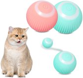 Kattenspeelgoed - Interactief Kattenbalspeelgoed - 360 Smart Automatic Rolling Pet Ball Interactief Honden En Kattenspeelgoed Slimme Kattenspeelgoedbal Groen