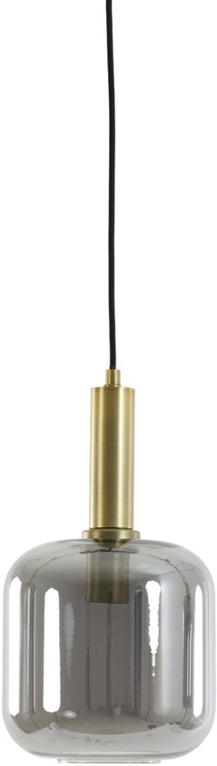 Lekar Suspension 16x26 cm bronze antique + verre fumé - Moderne - Light & Living - Garantie 2 ans