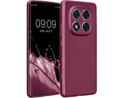 kwmobile metallic telefoonhoesje van TPU - geschikt voor Xiaomi Redmi Note 14 Pro 5G / Poco X7 - Flexible case voor smartphone - In metallic lila