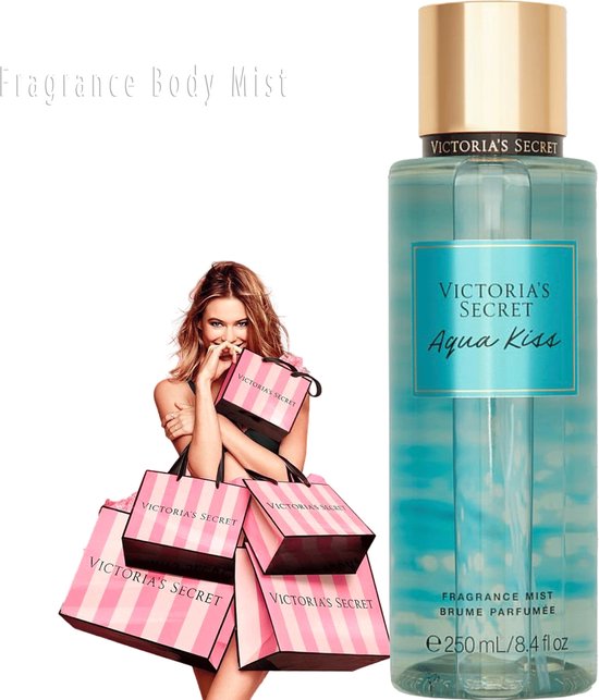 Victoria´s Secret - Aqua Kiss Fragrance Body Mist 250 ml | | Incl. VS Geschenktasje