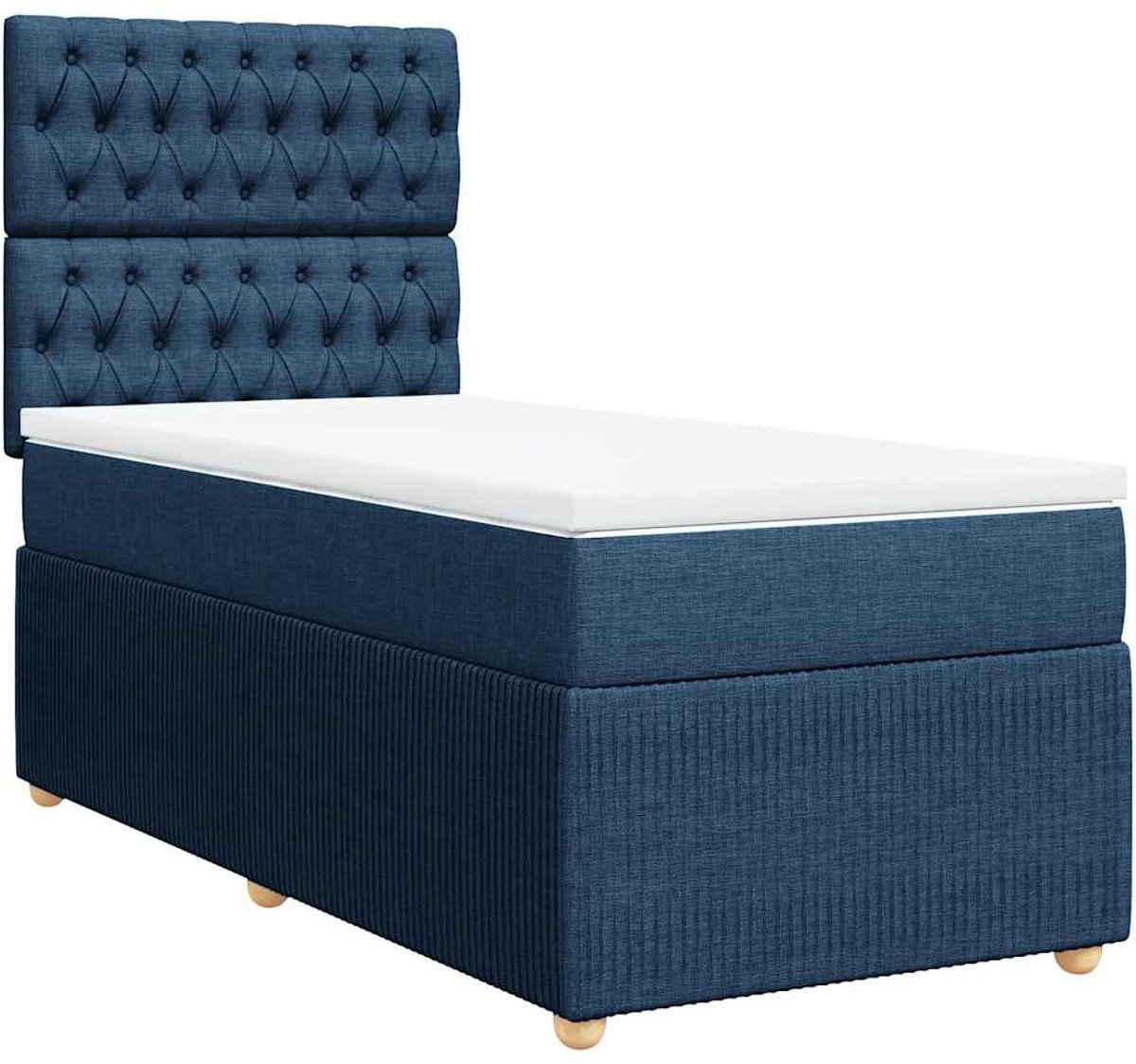 Contour cadre de lit vidaXL Boxspring met matras stof donkergrijs 120x190 cm3292003 Contour cadre de lit vidaXL Boxspring met matras stof donkergrijs 120x190 cm3292003