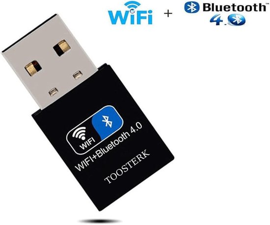 Foto: Wifi bluetooth 4 0 adapter dongle draadloze netwerkkaart bluetooth v4 0 voor desktop laptop en pc