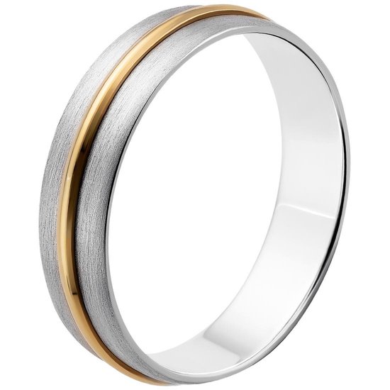 Orphelia Wedding Ring 9 ct - Bicolor Gold OR8871