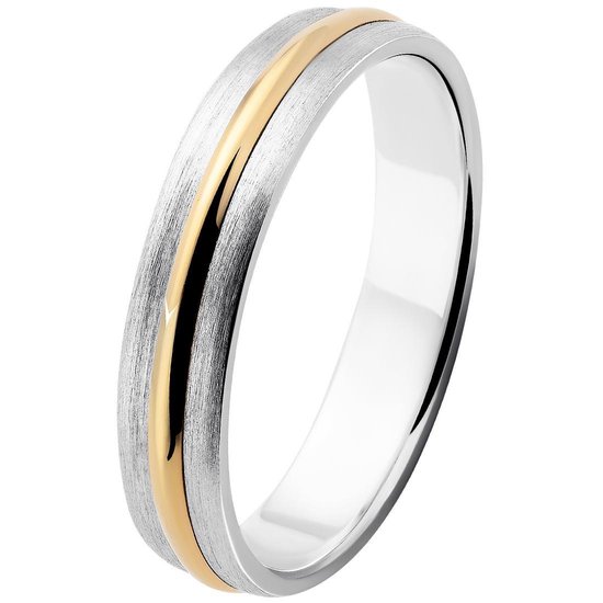 Orphelia Wedding Ring 9 ct - Bicolor Gold OR8871