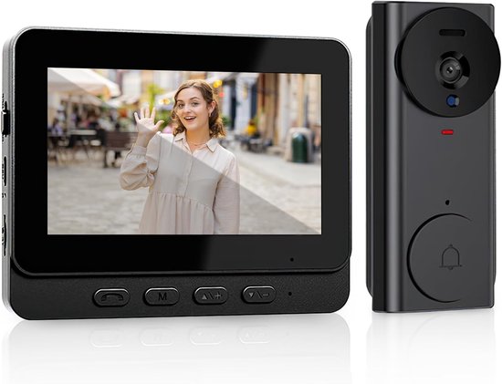 Video deurbel met camera - Deurbel met (EAN: 8721257136770) - Video - €194,95