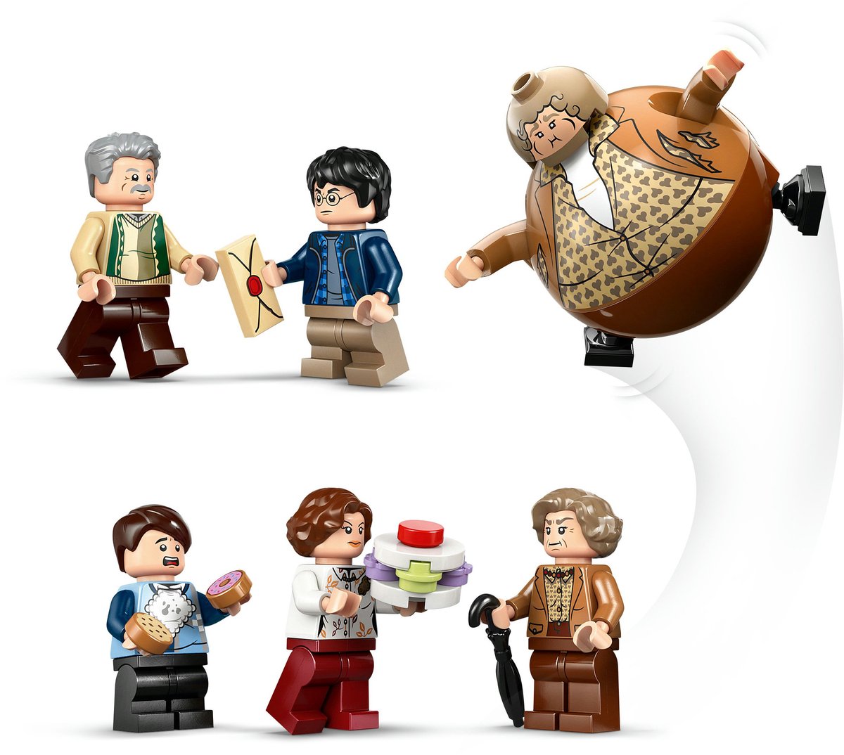 LEGO Harry Potter Ligusterlaan: Bezoek van Tante Margot Bouwpakket - 76451 – foto 2