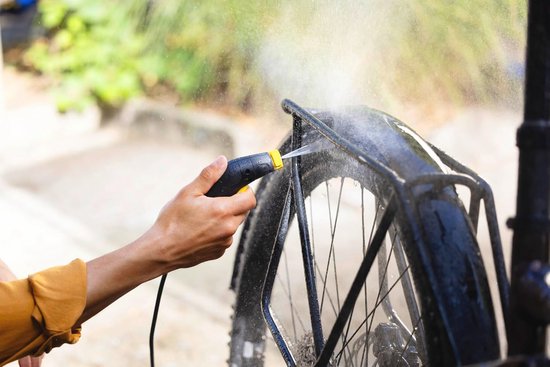 Mobiele outdoor cleaner met opvouwbare watertank en lithium-ion batterij — afbeelding 3