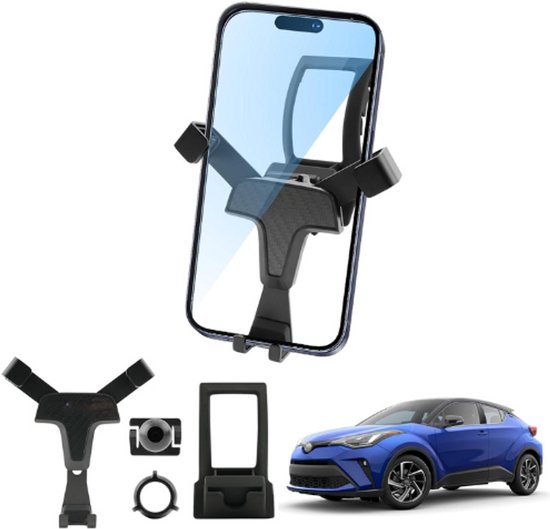 TTCR-II Compatibel met Toyota CHR telefoonhouder met opbergvak, past op