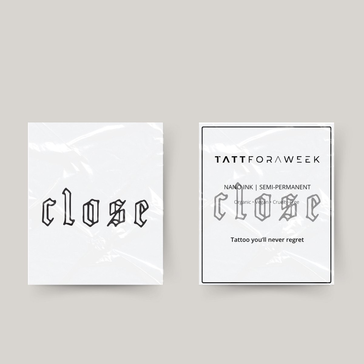 Tijdelijke tattoo close | Neptattoo volwassenen | Tijdelijke tattoo voor volwassenen | Temporary tattoo | Plaktattoos voor volwassenen | Neptattoos | Probeer zorgeloos een tattoo | tattforaweek