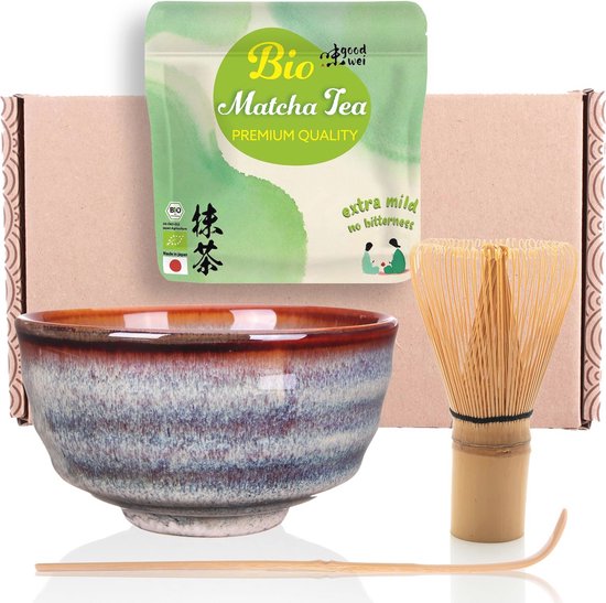 Matcha Tea Matcha Set Hiroki Gift Set (voor de bereiding van een