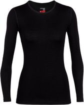 Icebreaker Wmns 260 Tech LS Crewe Thermokleding Outdoorshirt Unisex - Zwart