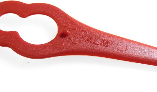 20x ALM BQ026 maaimessen geschikt voor Bosch ART26 Li Accutrim Easytrim en Einhell GE-CT 18 Li accu grastrimmer - kunststof trimmer messen van ALM — afbeelding 4