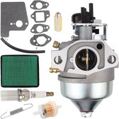 MCHNIC Carburateur avec joint d'étanchéité Kit de filtre à air pour Honda GCV135 GCV160 GC135 GC160 Moteur HRB216 HRR216 HRS216 HRT216 HRZ216 Remplace 16100-Z0L-023 Tondeuse à Gazon