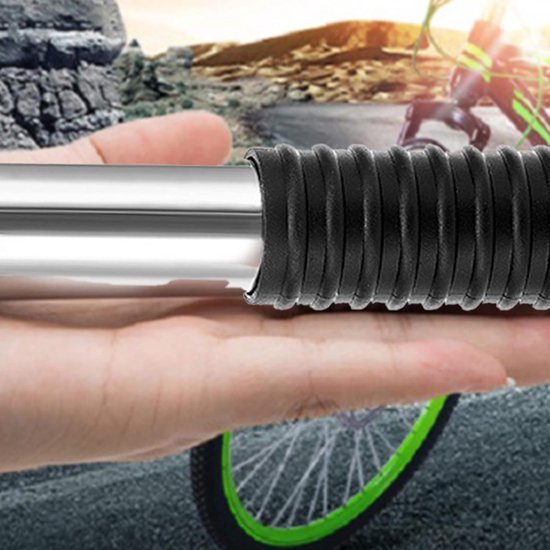 MTB Fietspomp | 70 Psi Fiets Handmatige Luchtpomp | band Inflator | Schrader , Presa Ventiel Vloer pomp | Fietsen Accessories | Fietspompen - Outdoor - Fietsenpomp - Pomp Fietsen - Luchtpomp | Mini fietspomp -Uitschuifbaar 20 t/m 33.5 cm |Opzet stuk — afbeelding 2