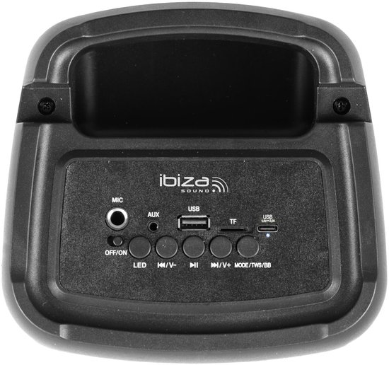 Ibiza SIGMA40 BT luidspreker met accu en verlichting 200W van Merkloos — afbeelding 2