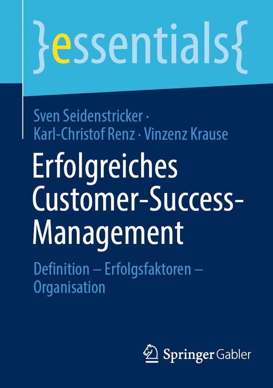essentials- Erfolgreiches Customer-Success-Management - cover