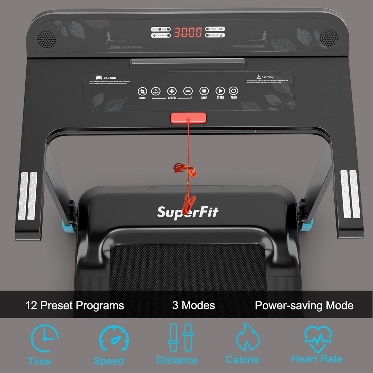 Afbeelding 3 van Loopband Inklapbaar - Hometrainer Elektrisch - Walking Pad Fitness - Zwart (EAN: ...6738)