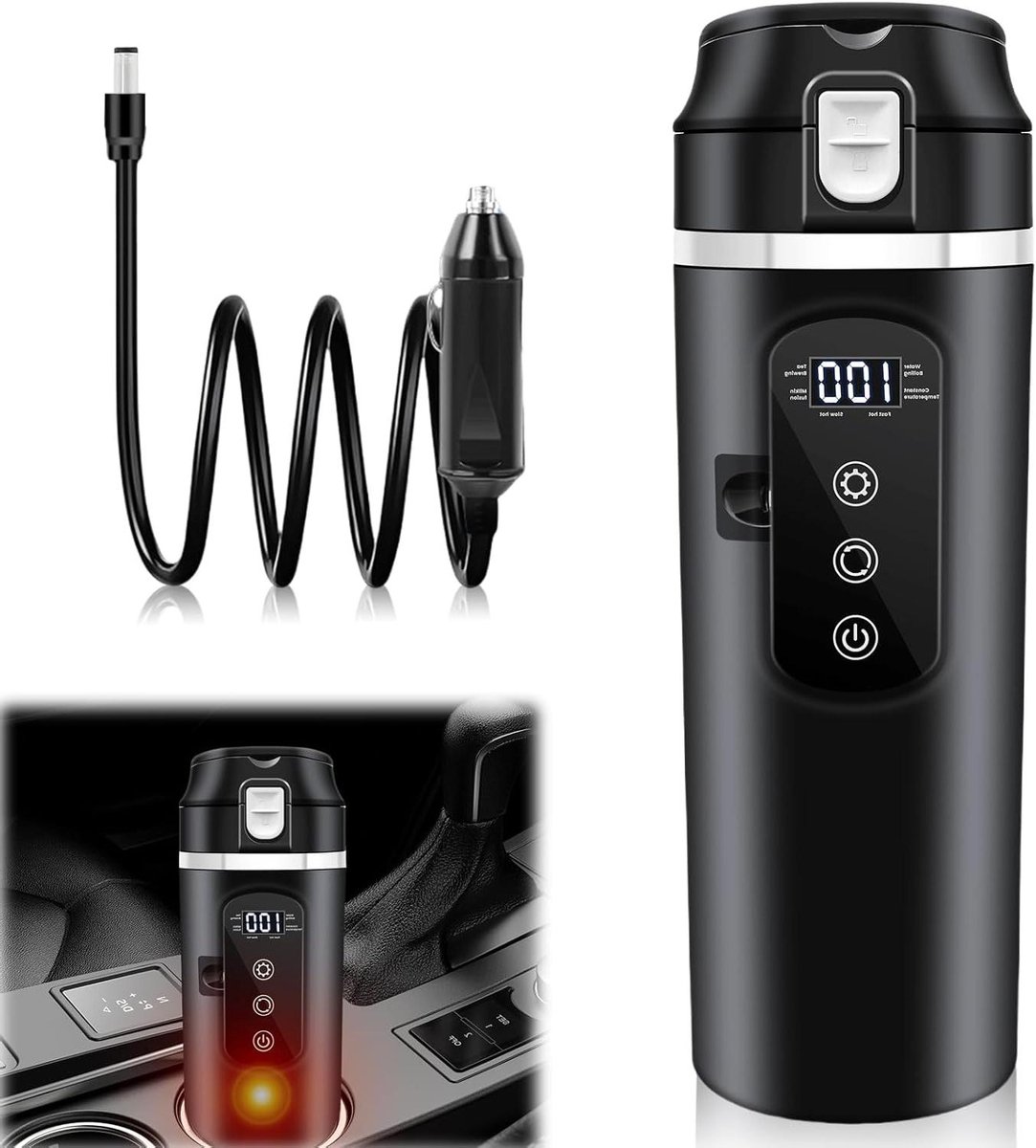 Nardea Koffiezetapparaat voor de auto, 12 V/24 V, elektrische