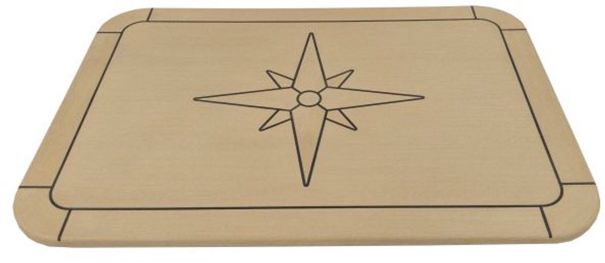 EUDE EcoTeak Tafelblad Classic Soft 51x75cm