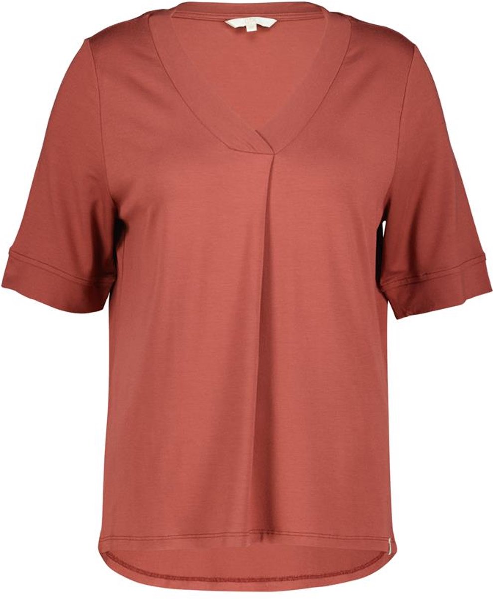 DIDI Dames Loose tee Bacio Rust red maat 48