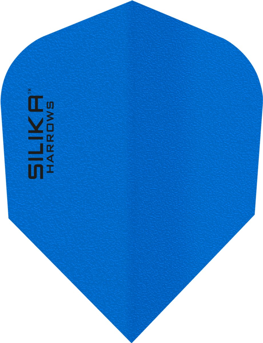 Harrows Silika Solid Blue NO6 Tough Crystalline Coated - Dart Flights