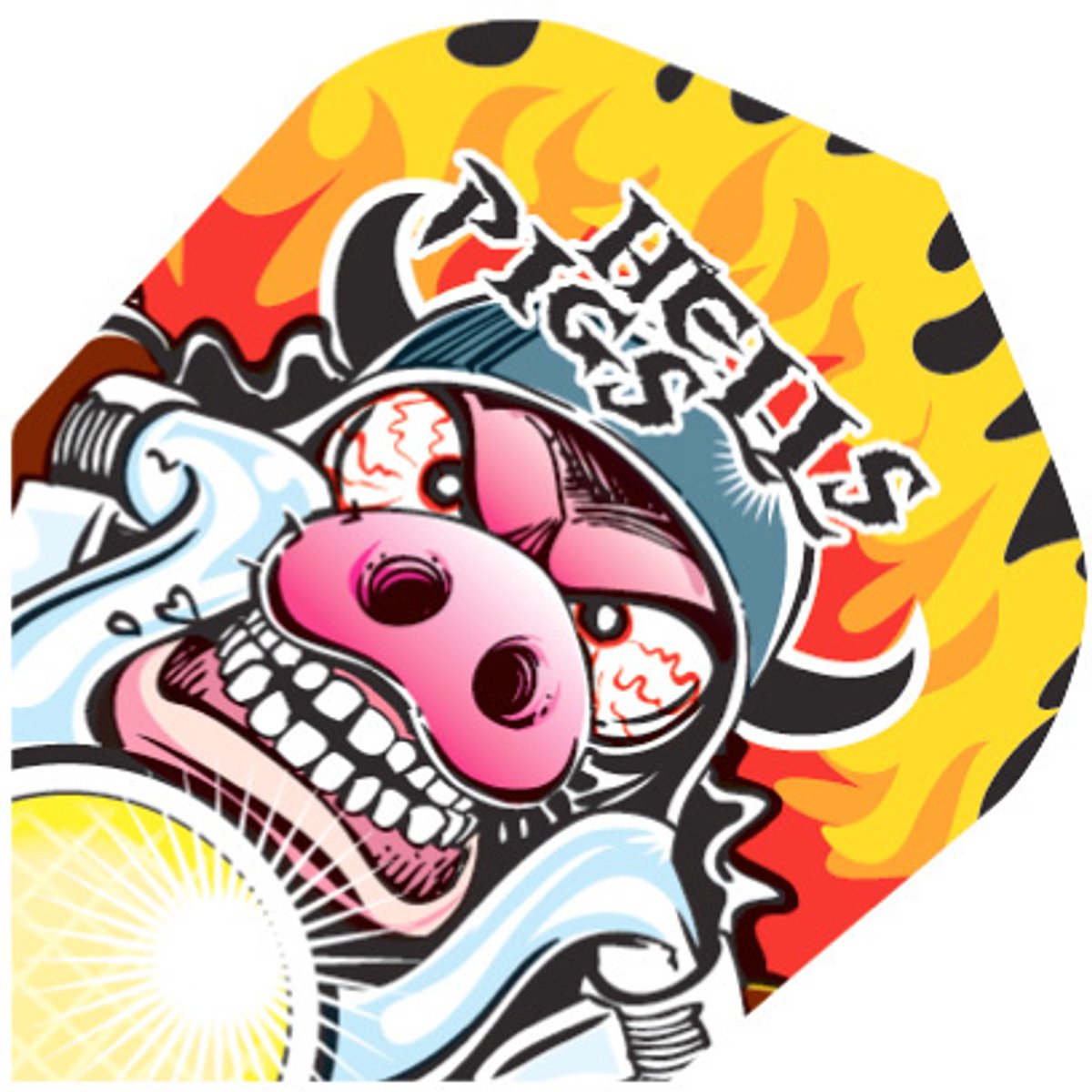 Harrows Quadro Pigs - Dart Flights