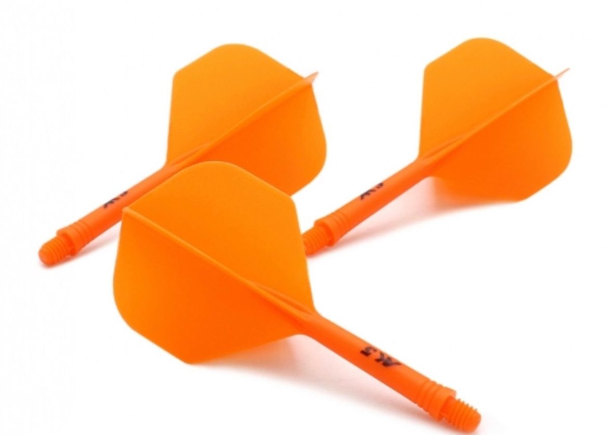 Cuesoul - Tero Flight System AK5 Rost Standaard - Orange - Dart Flights L