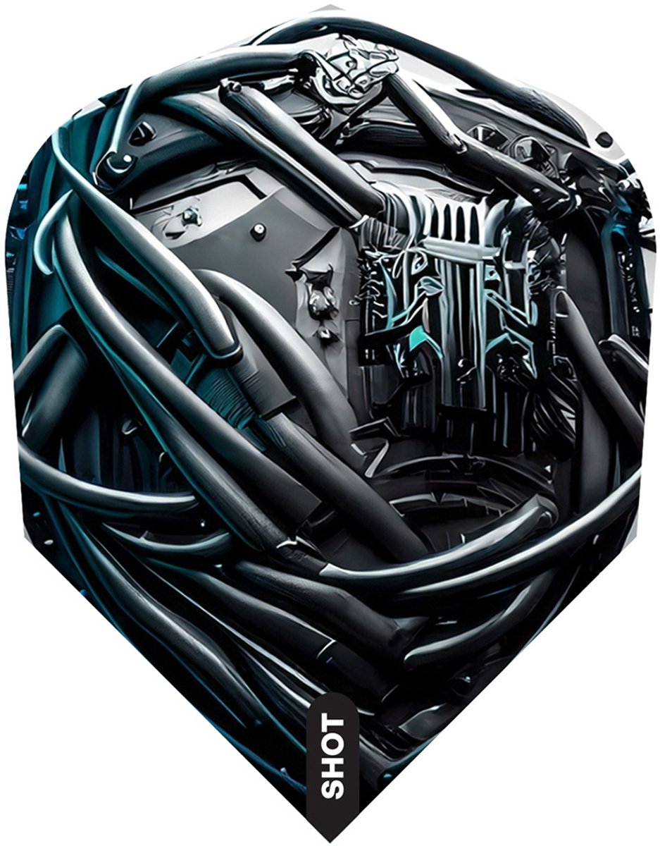 Shot AI Cyberpunk NO6 - Dart Flights