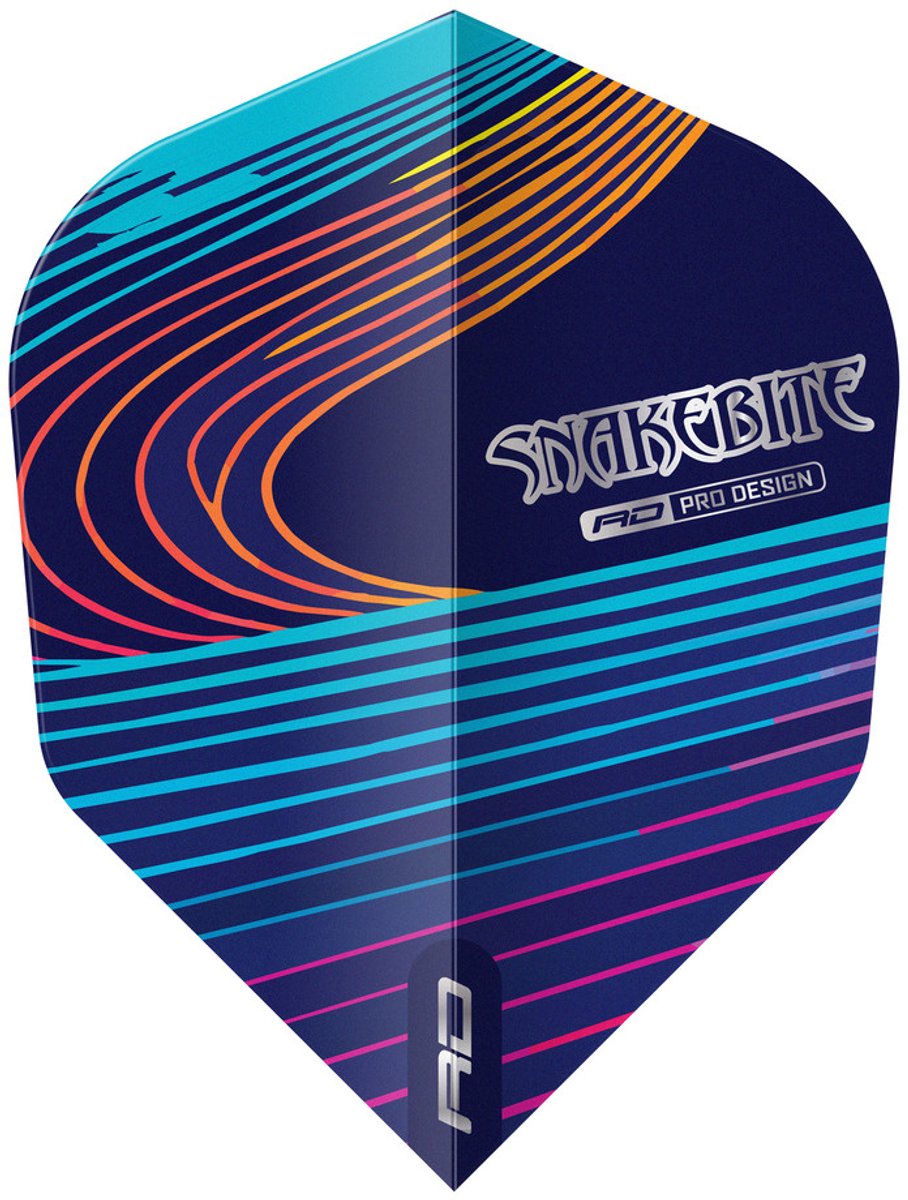 Red Dragon Peter Wright Hardcore Snakebite Multi Colour NO6 - Dart Flights