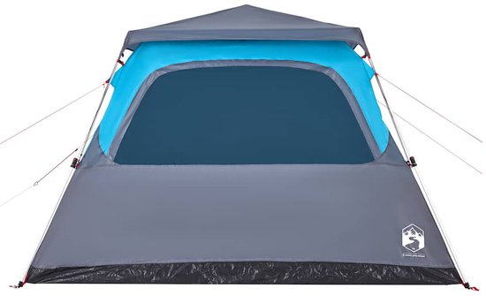 vidaXL - Koepeltent - 6-persoons - snelontgrendeling - blauw van Vidaxl — afbeelding 4
