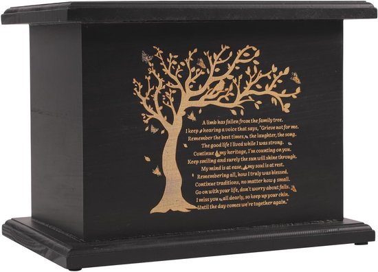 Crematie Memorial Urnen voor Menselijke As Volwassen Mannelijke Vrouwelijke Urnen Doos Pot en Kist voor As Mannen Vrouwen Kind Grote Begrafenis Urnen voor As (Volwassen Hold Tot 180 Kubieke INCH