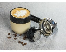 Ibenzoa® Professioneel Espresso Nivelleringsgereedschap voor Perfecte Koffie-ervaring, 53 mm Roestvrij Staal Basis