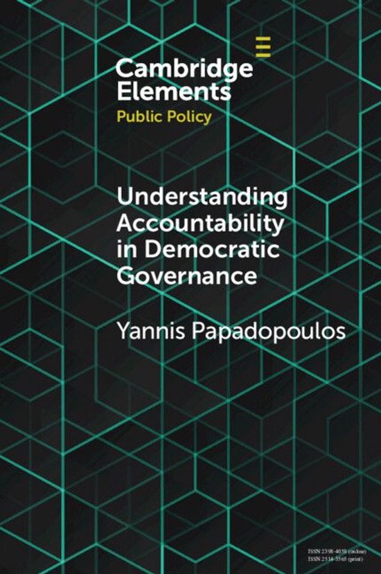 Elements in Public Policy - Understanding Accountability in Democratic ...