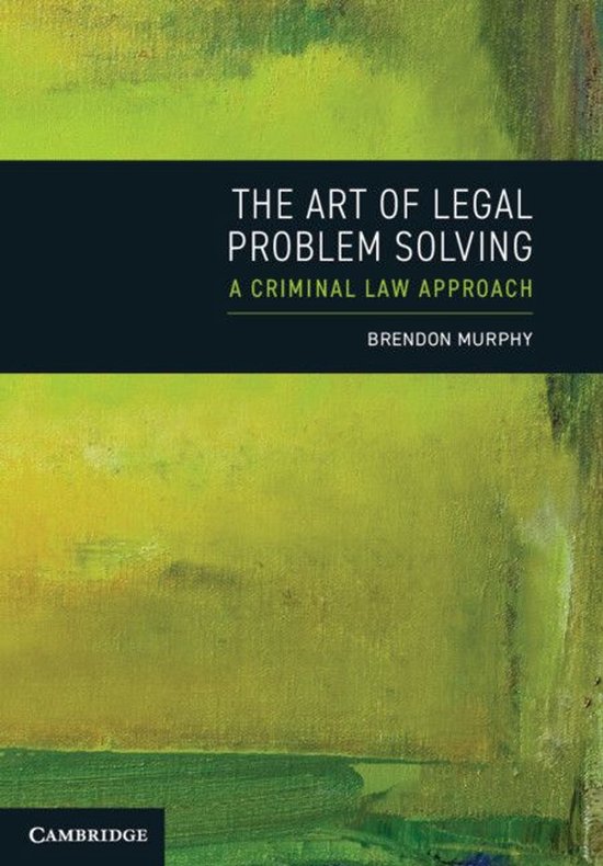 The Art of Legal Problem Solving - cover