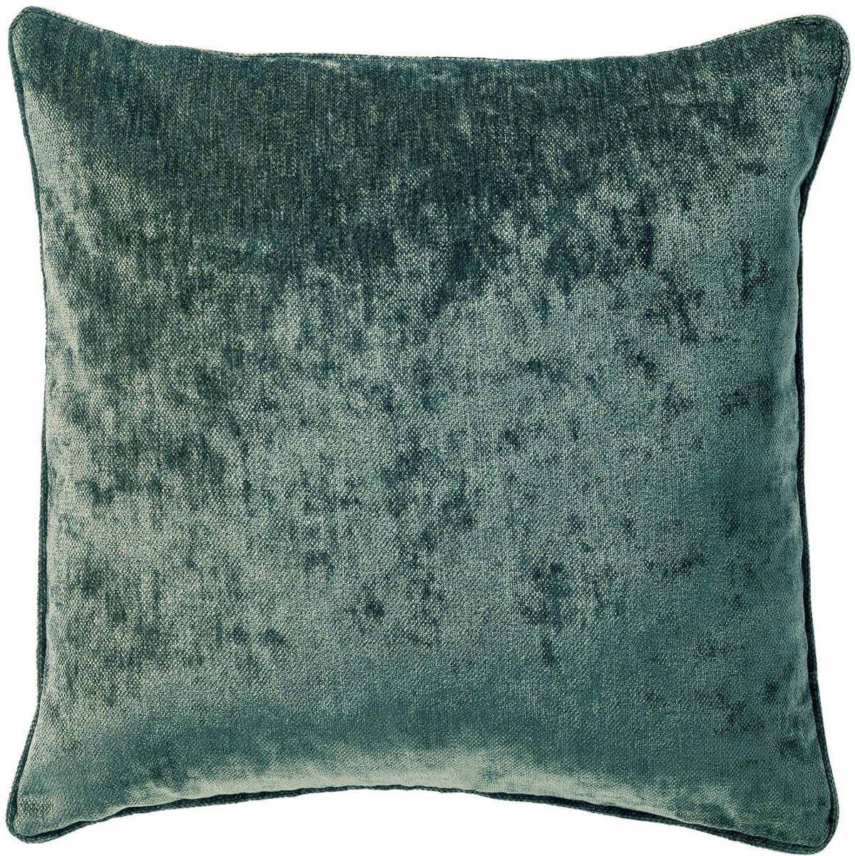 Dutch Decor LEWY - sierkussen 45x45 cm - glansvelours - Sagebrush Green - groen - Inclusief binnenkussen - Luxe kussens voor woonkamer & bank Sage groen