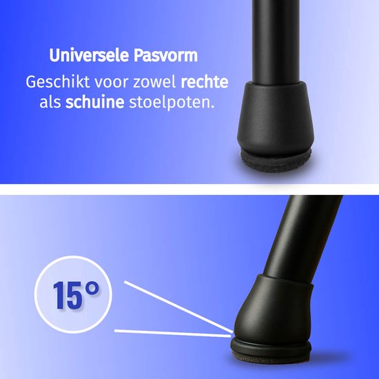 Stoelpootdoppen voor vloerbescherming | In & om de stoelpoot