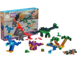 foto van Plus-Plus Learn to Build dino`s 600 delige bouwset - 3918 - Bouwspeelgoed - Constructiespeelgoed - Set met bouwstenen - Vanaf 5 jaar