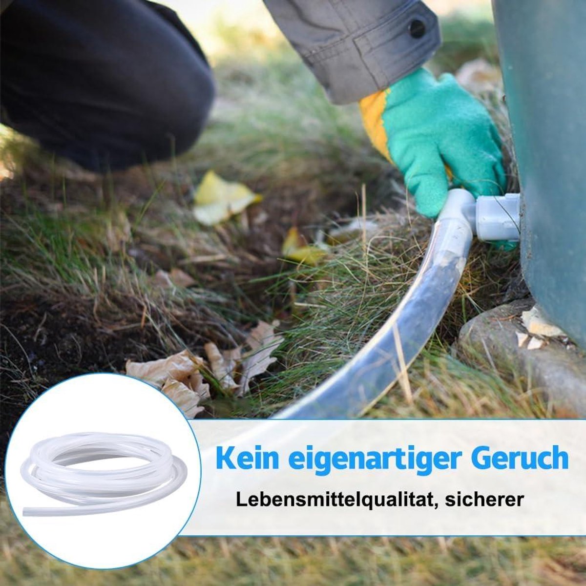 Transparante siliconen slang - 1M, ID 9mm, OD 10-13mm, flexibele