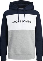 JACK&JONES - Sweat à capuche avec logo JWH BLOCKING SMU - Homme - Sweats