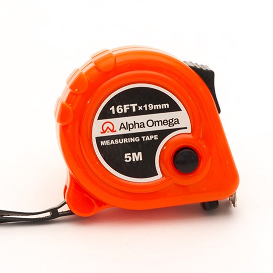 Alpha Omega® - Rolbandmaat - 5 meter - Professionele rolmaat