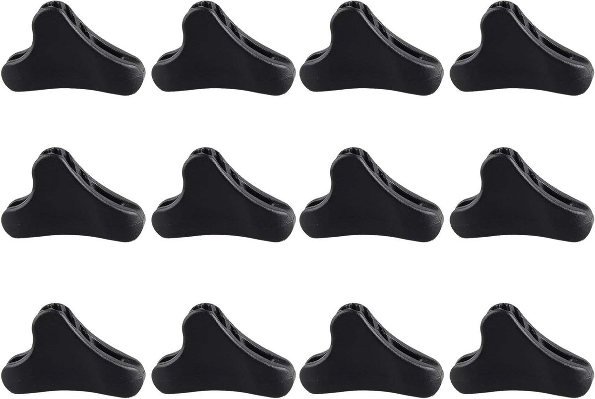 12 Stks Mini Plastic Touw Tensioner Guyline Koord Adjuster Wind Touw Gesp voor Camping Wandelen Backpacking Picknick Outdoor Tent Accessoire