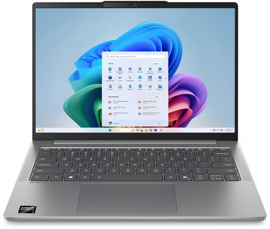 Lenovo IdeaPad Slim 5 14AKP10 Copilot+ PC AMD Ryzen AI 5 340 Laptop 35,6 cm (14") WUXGA 24 GB DDR5-SDRAM 512 GB SSD Wi-Fi 7 (802.11be) Windows 11 Home Engels Grijs