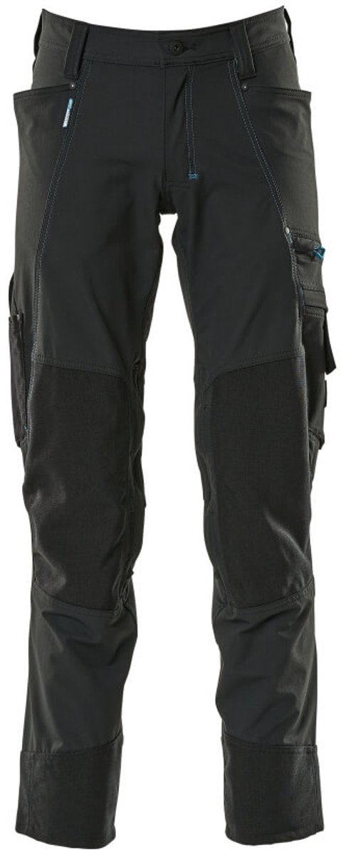Mascot Advanced Broek met kniezakken 17179-311 - Zwart - C49 - 90