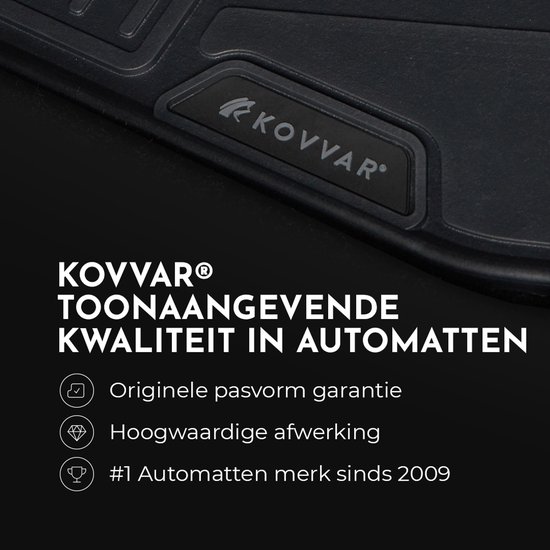 Tapis de voiture en caoutchouc pour Citroën C3 Aircross - 2025-présent - 4 pièces - Version : C3 Aircross | 5 places | Électrique
