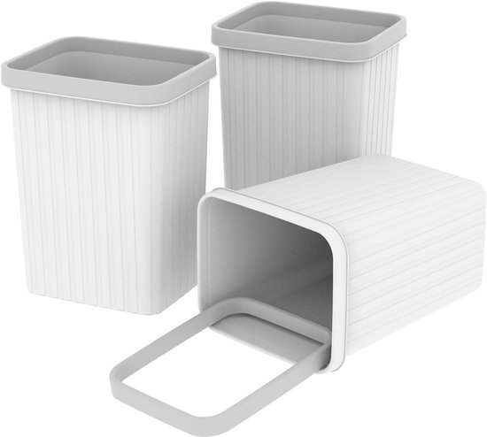 Cetomo 7.2L* 3 Set, Afvalmand Prullenbak, Afvalmand, Papierbak