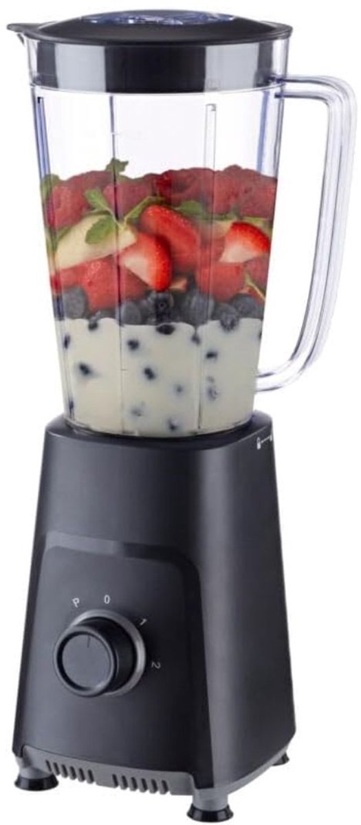 Zavira® Blender - Sinasappelpers - Smoothie - Zwart - 1 L van Zavira — afbeelding 2