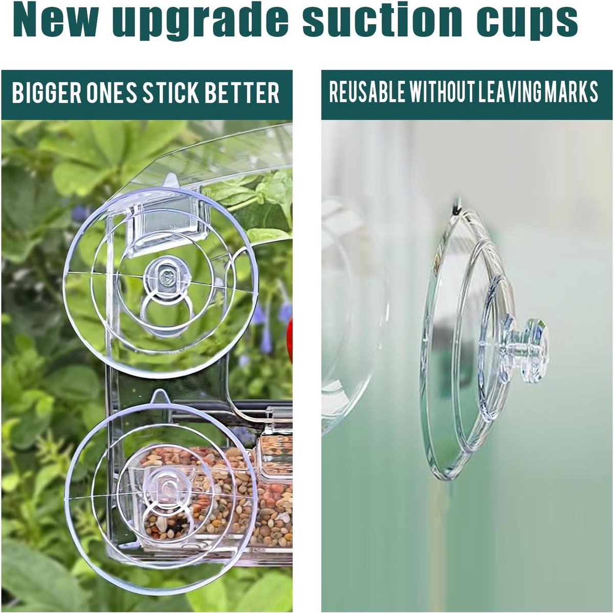 Vogelvoederbak Met Venster, Anti-spray Hangende Dakvorm Halfgesloten Automatische Vogelvoeder Voor Vogels Voor Gebruik Buitenshuis Voor Tuin