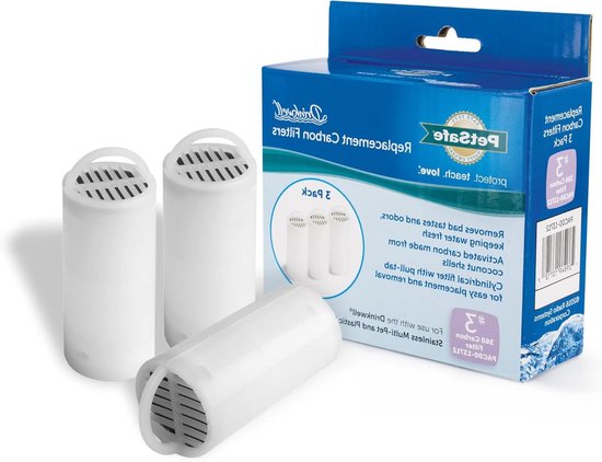 PetSafe Drinkwell koolfilter voor drinkfontein 360 rond, doos a 3 stuks